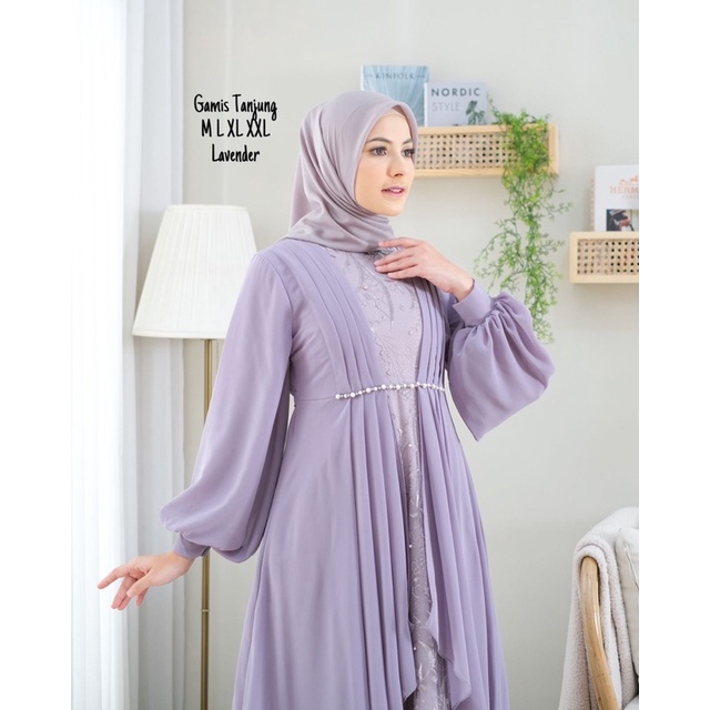 New Gamis Tulle Brokat Full  Panyet Kombinasi Ceruty - Gamis Modren Ceruty - Gamis Pesta - Gamis Kondangan Kekinian - Gamis Mewah Harga Promo - Gamis Lebaran 2022