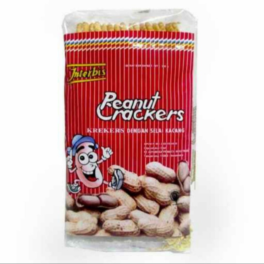 

INTERBIS Peanut Creakers Biscuit Kacang 300gr