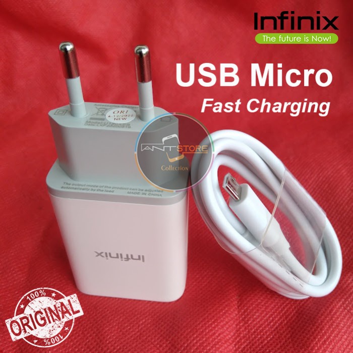 Charg Charger Infinix Hot 9 Play / Hot 10 Original 100% Fast Charging