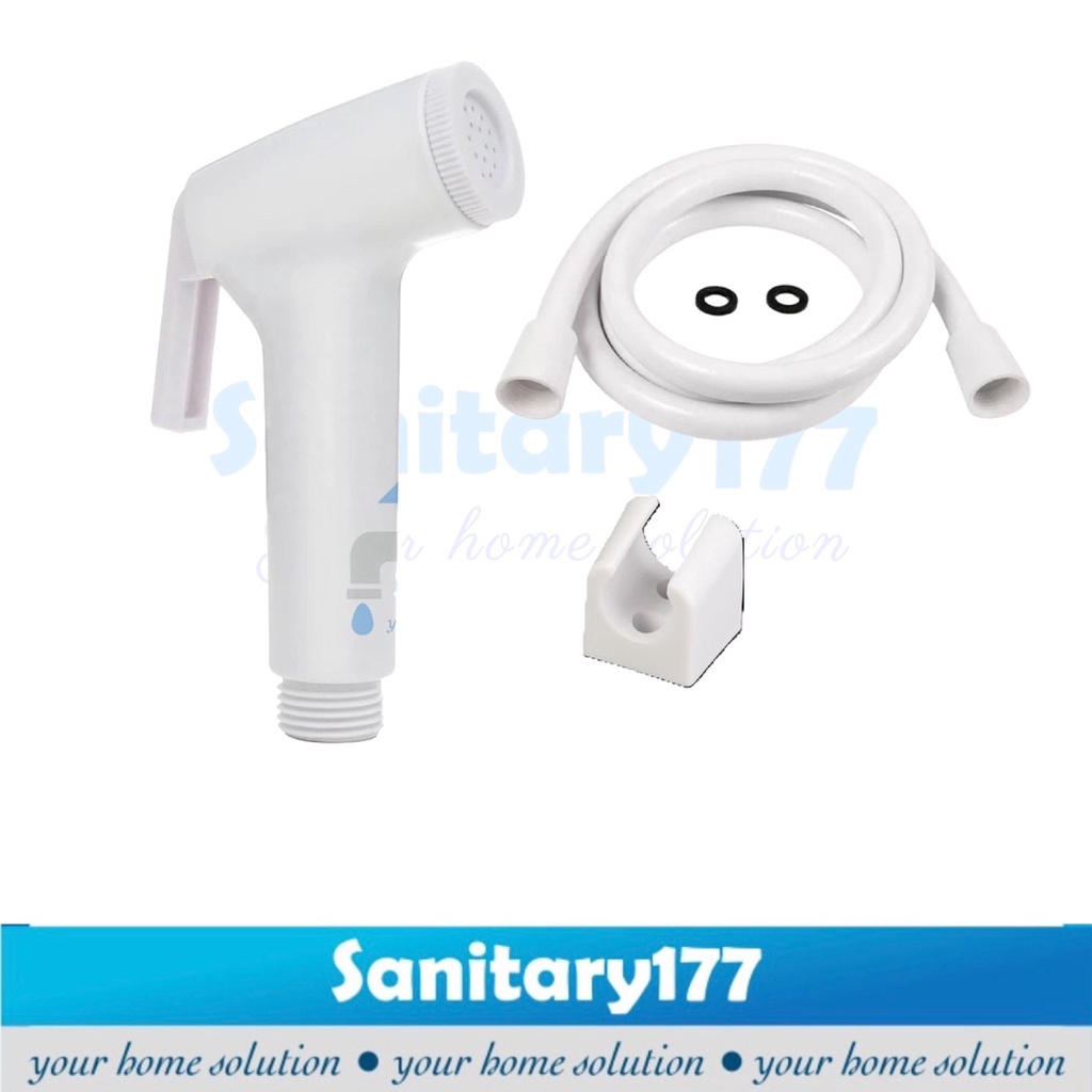 Jet shower kloset Putih model to to-Semprotan air toilet cebok spray sprayer white shower bidet