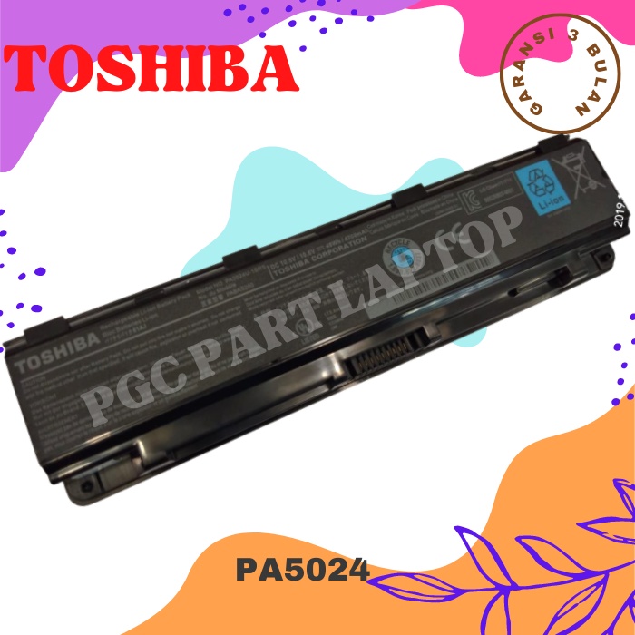 Baterai Toshiba Satellite Original L840, L845, L845D, L850, L855