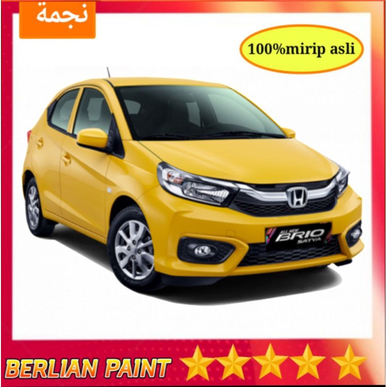 cat pu kuning brio 100% mirip asli cat oplosan