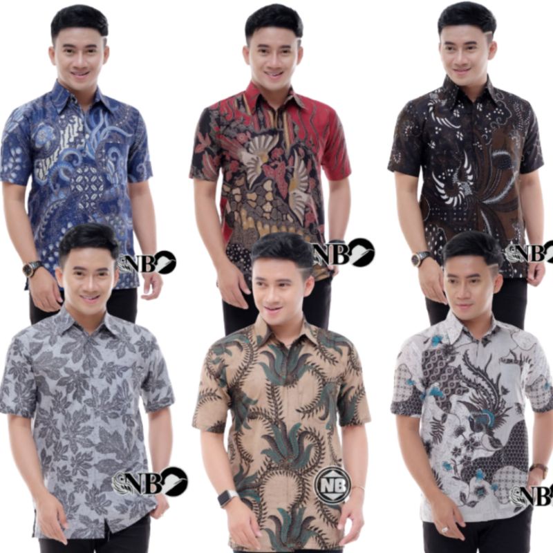 M, L, XL, XXL, XXXL, XXXXL, XXXXXL HEM  BATIK PRIA LENGAN PENDEK