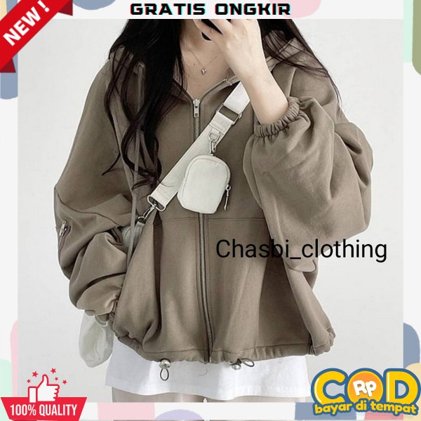 Jecket Krop Topp Terbaru 2023 Jake Hoodye Wanits Jakt Chrop Toop Casual Korea Pakean Crop Top Hudi H