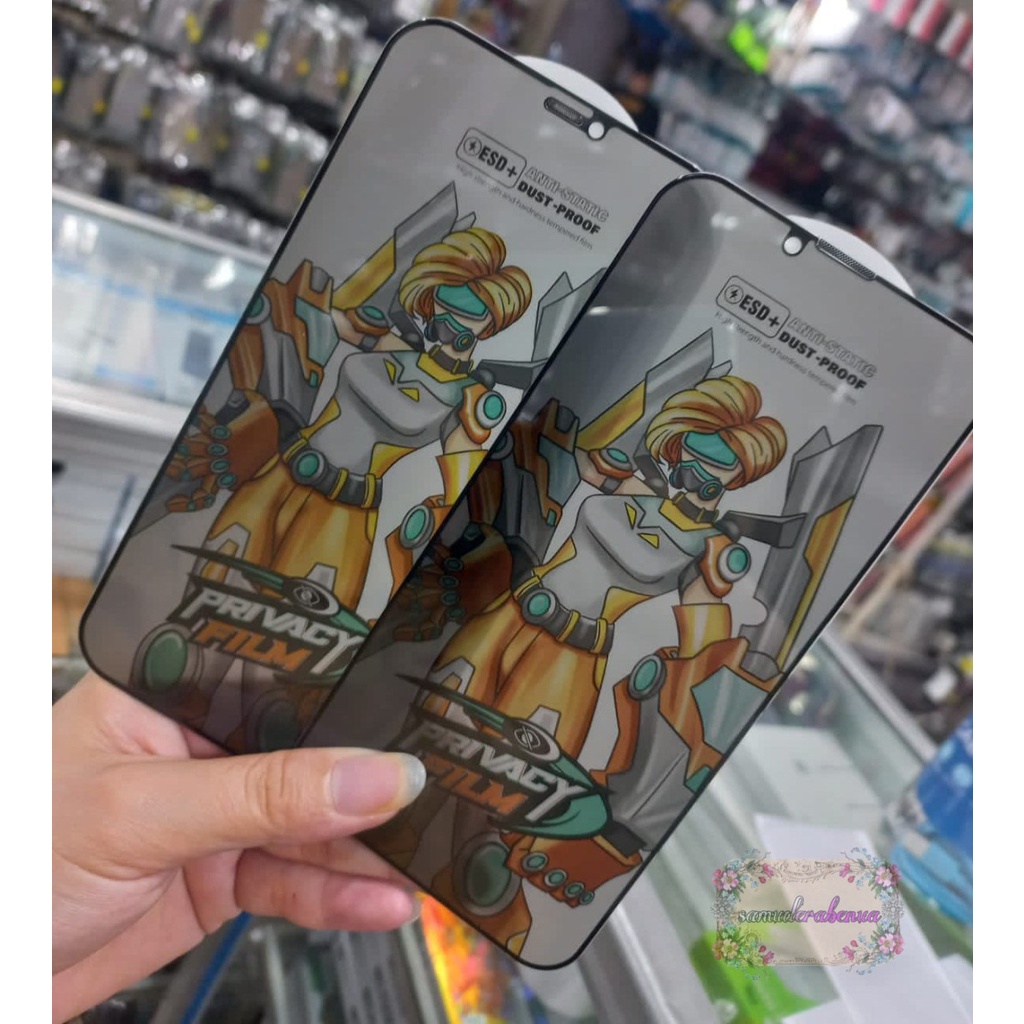 ANTI STATIC TEMPERED GLASS TG ANTI GORES KACA SPY PRIVACY ANTI SPY ANTI KEPO KUALITAS IMPORT JAPAN FOR IPHONE 7+ 8+ X XR XS XS MAX 11 11PRO 11 PRO MAX 12 12PRO 12 PRO MAX 13 13PRO 13 PRO MAX 14 14+ PLUS 14PRO 14 PRO MAX SB4438