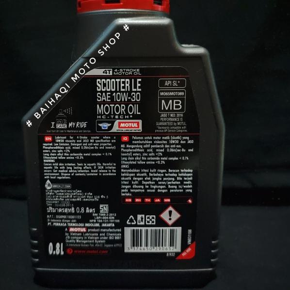 Oli mesin motul scooter/matic (800ml)