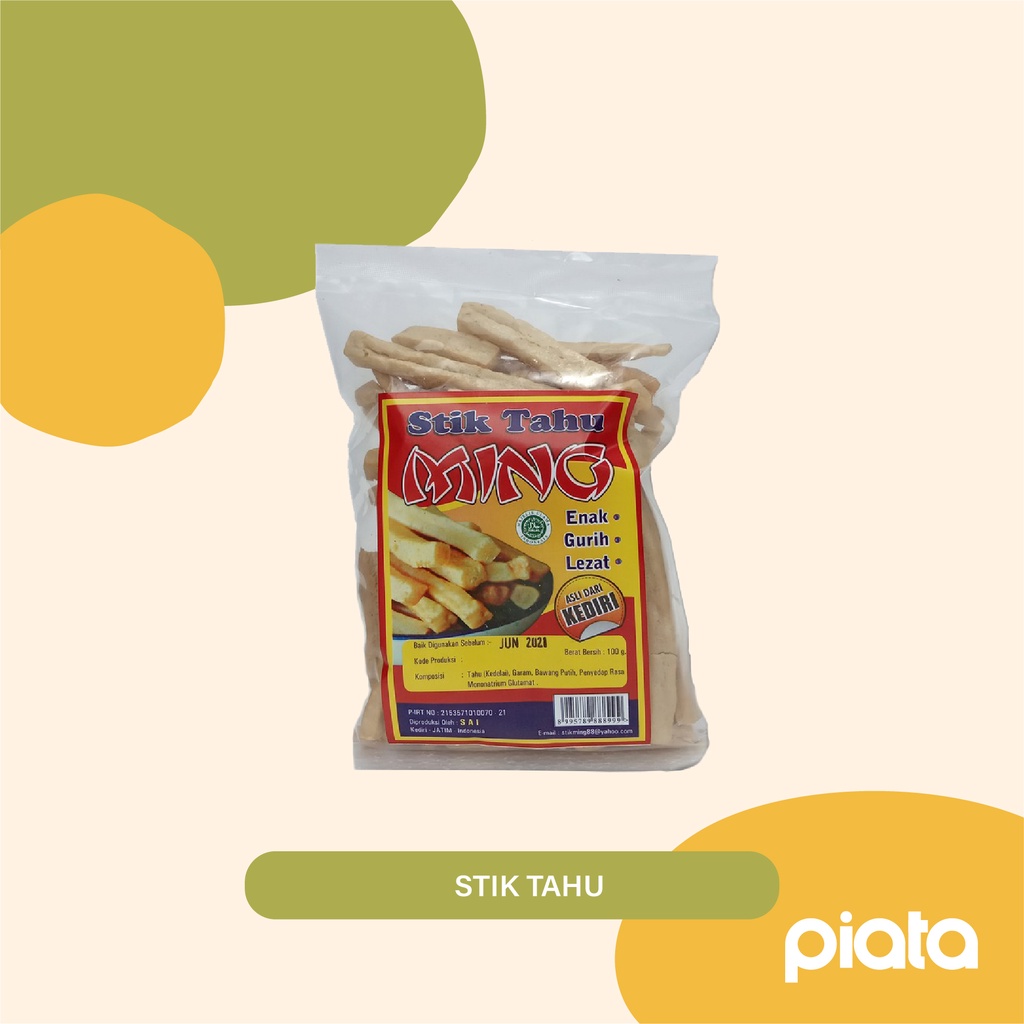 

Camilan Snack jkeripik Stik Tahu - Ming