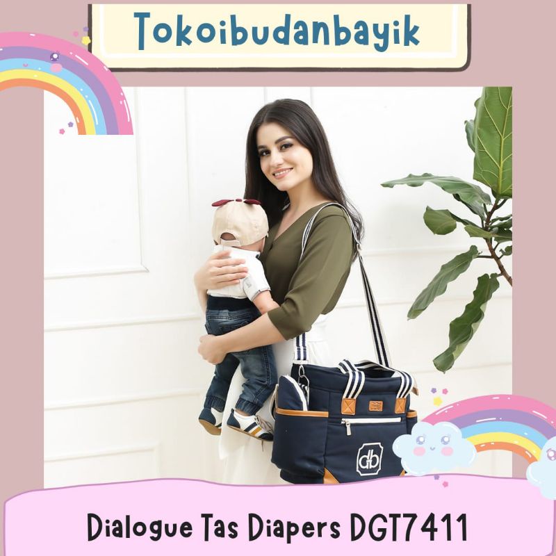 Dialogue Baby Tas Sedang 3 in 1 Set Classy Series DGT7411/DGT7410