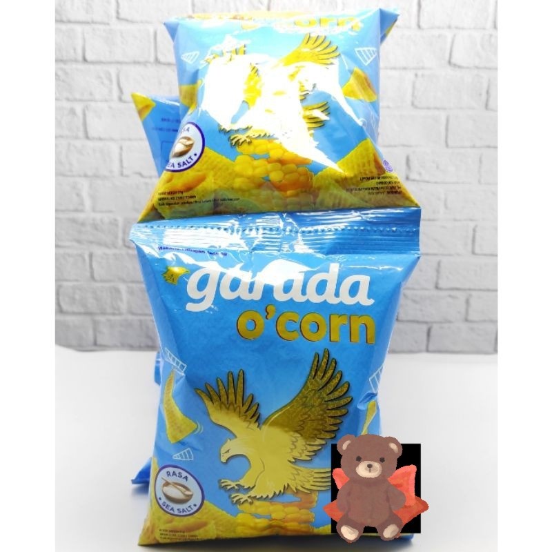 

Garuda O'corn Sea salt renceng 21 gram ( 1 renceng isi 10 pcs)