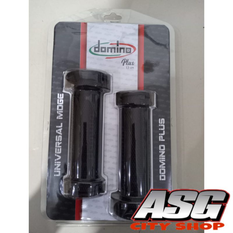 Grip Domino Handgrip Domino Plus Polos Garis Karet Universal Cocok Semua Motor