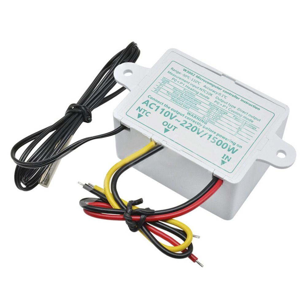 Termostat Suhu Digital TOP W3002 Dengan Probe 10A 12V 24V 110V 220V Modul Thermostat