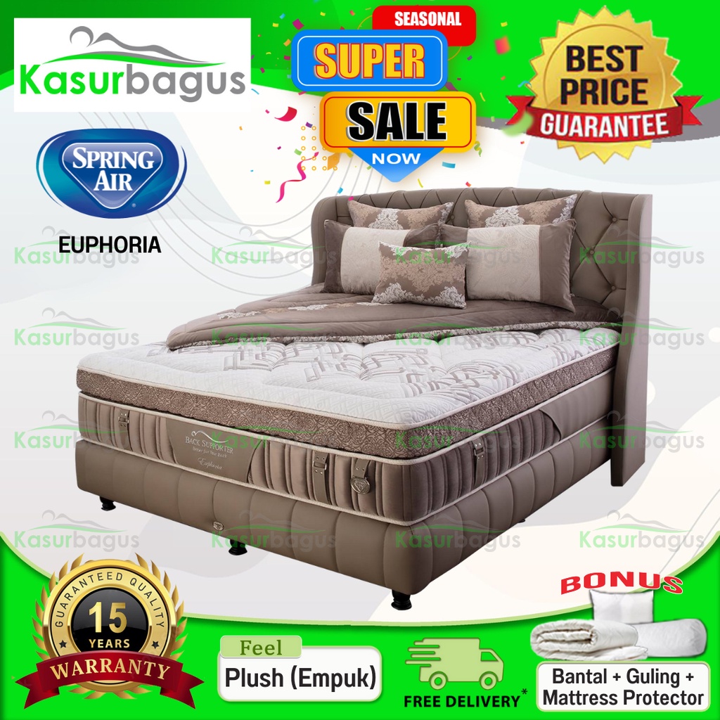 Spring Air Kasur Springbed Euphoria - Full Set 120x200