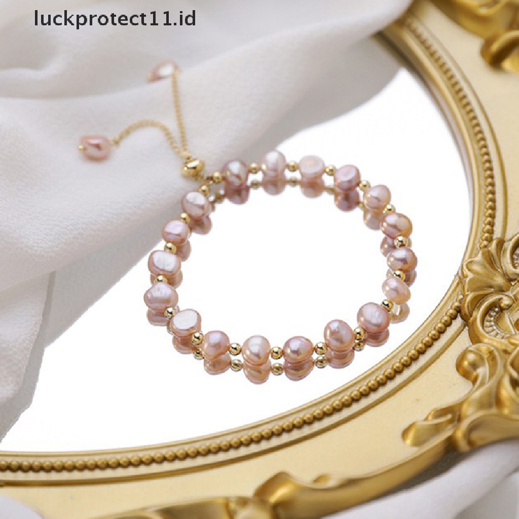 Gelang Mutiara Barok Alami Untuk Wanita