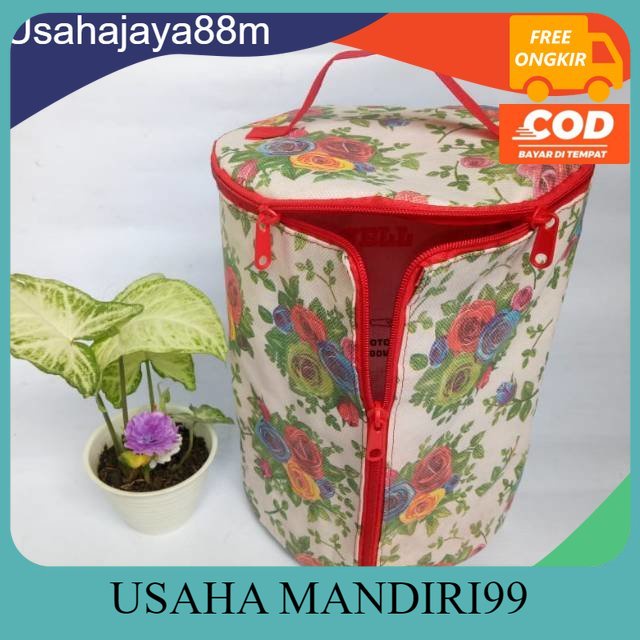 Rak piring/tas/bag piring/tempat piring kain organizer piring.full resleting  cantik karakter