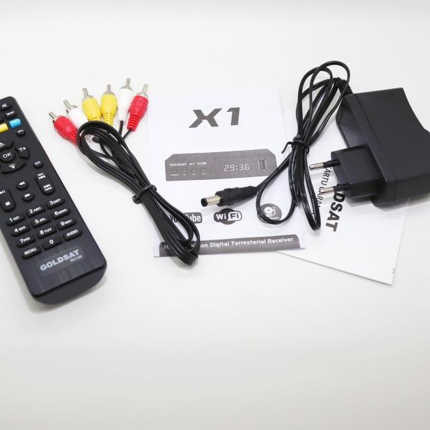 Set Top Box GOLDSAT X1 DVB T2 / Receiver TV Digital Terrestrial