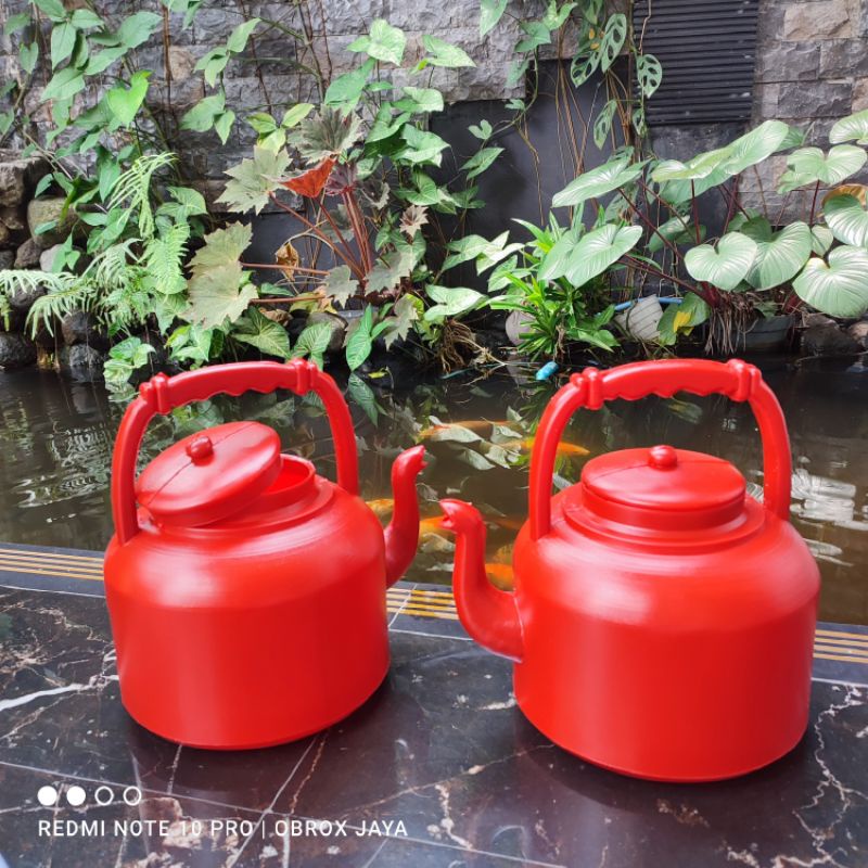 Ceret Merah/Ceret Plastik/Teko Air Plastik