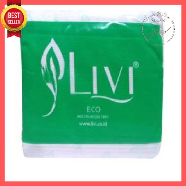 GOS -F113- Tisu Kotak Meja 150L - Tissue Tangan - Tissue Meja - Tisu Livi Eco Multipurpose