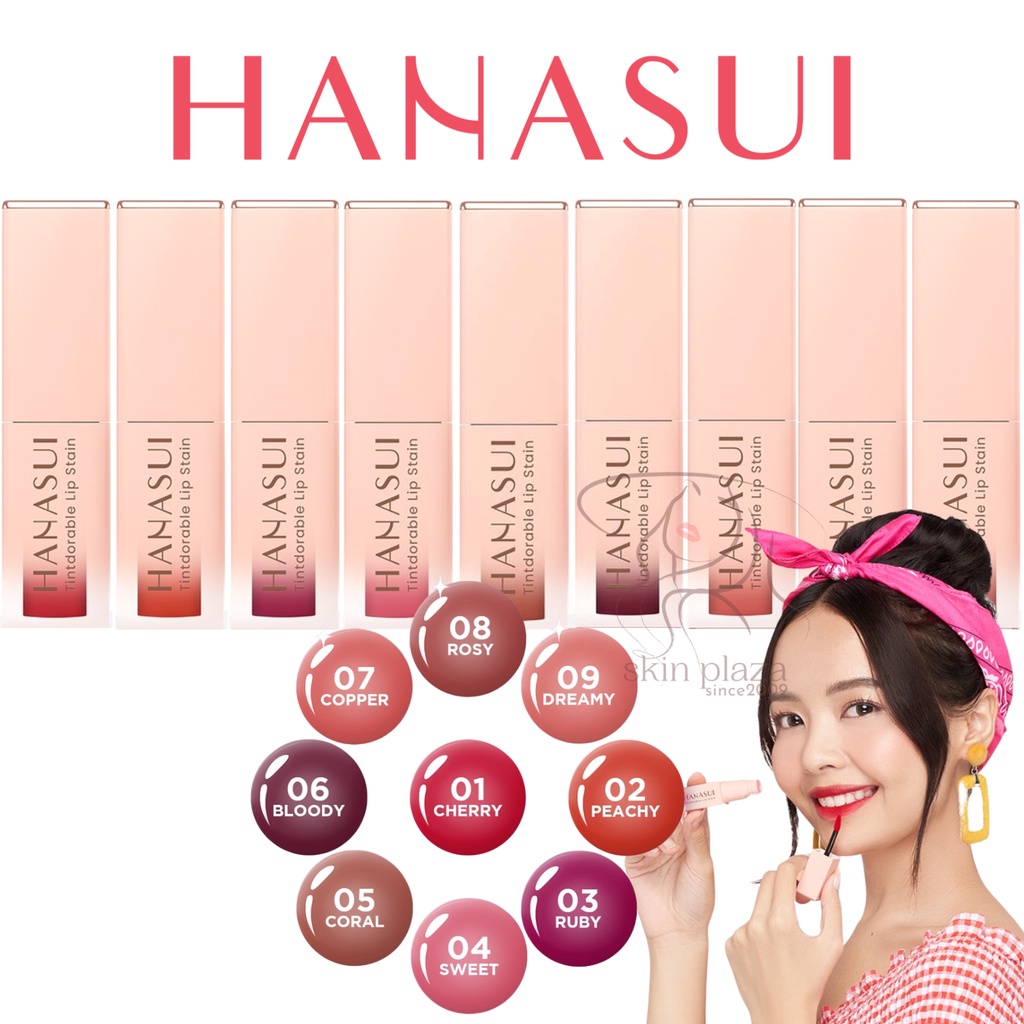 Hanasui Tintdorable Lip Stain Lip Tint Liptint BPOM