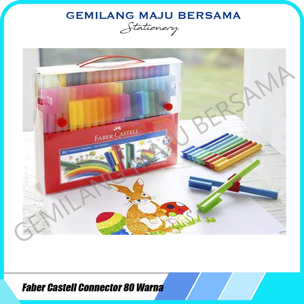 

Faber Castell Connector Pen 80 Warna