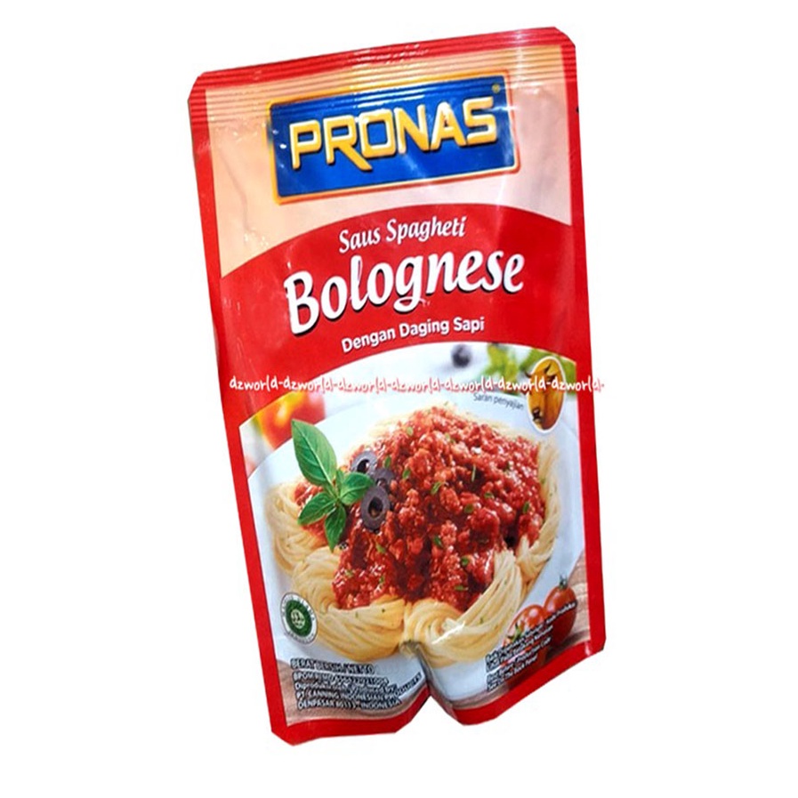 Pronas Saus Spagheti Bolognais 350gr Spageti Bolognase Sauce Dengan Daging Sapi Pronnas Bolognase