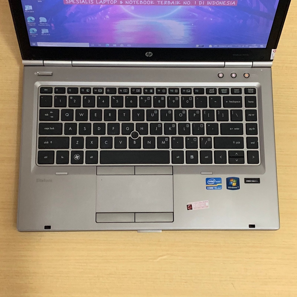 HP EliteBook 8460p Intel Core i5-2540M RAM 8 SSD 256GB 14&quot;HD+ Berkualitas Bergaransi