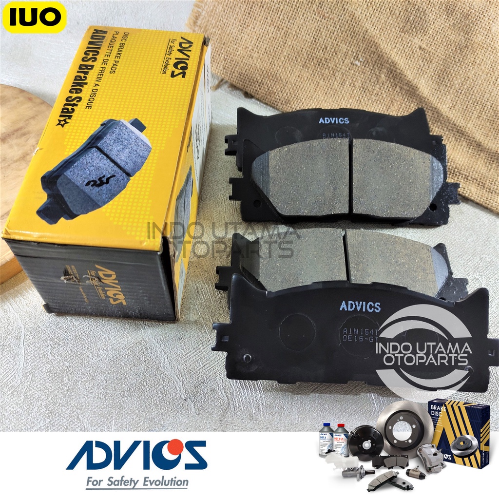 Brake Pad AISIN All New Camry Kampas Rem ADVICS A1N154T - ORIGINAL