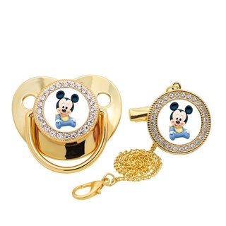 Mainan Dot Empeng Bayi 0-6 Bulan Desain Mickey Minnie Huruf