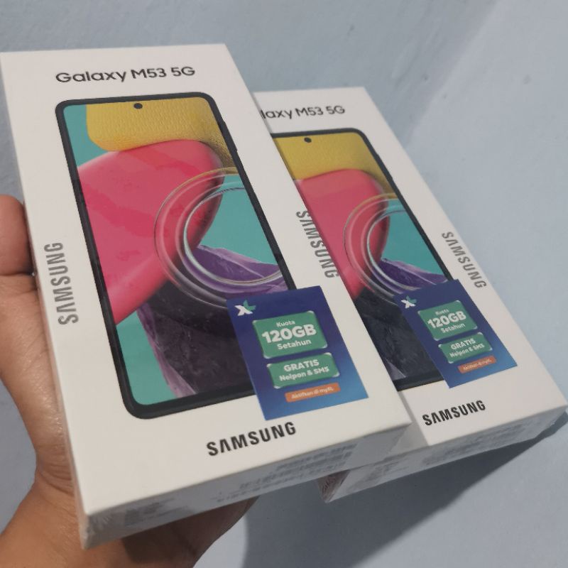 SAMSUNG GALAXY M53 5G 8/256GB Garansi Resmi Baru BNIB