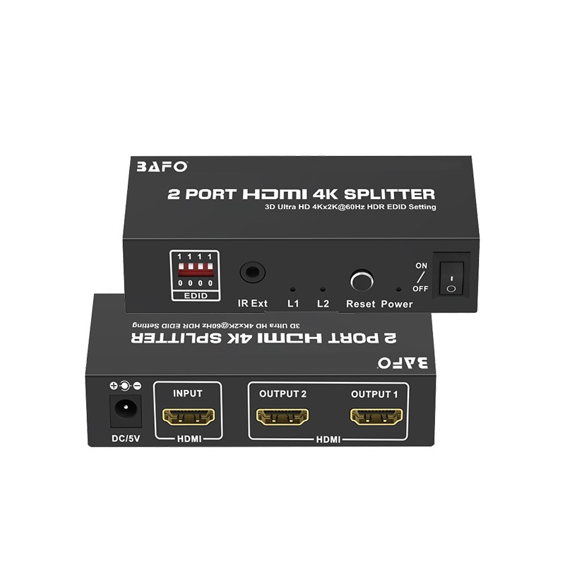 bafo hdtv splitter 2 port 4k original