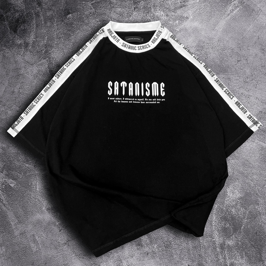 [Oversize] BAJU KAOS OVERSIZE / OVERSIZE T-SHIRT &quot;satanisme&quot;