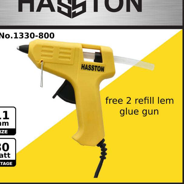 

HASSTON PROHEX Glue Gun Listrik 80W (1330-800)