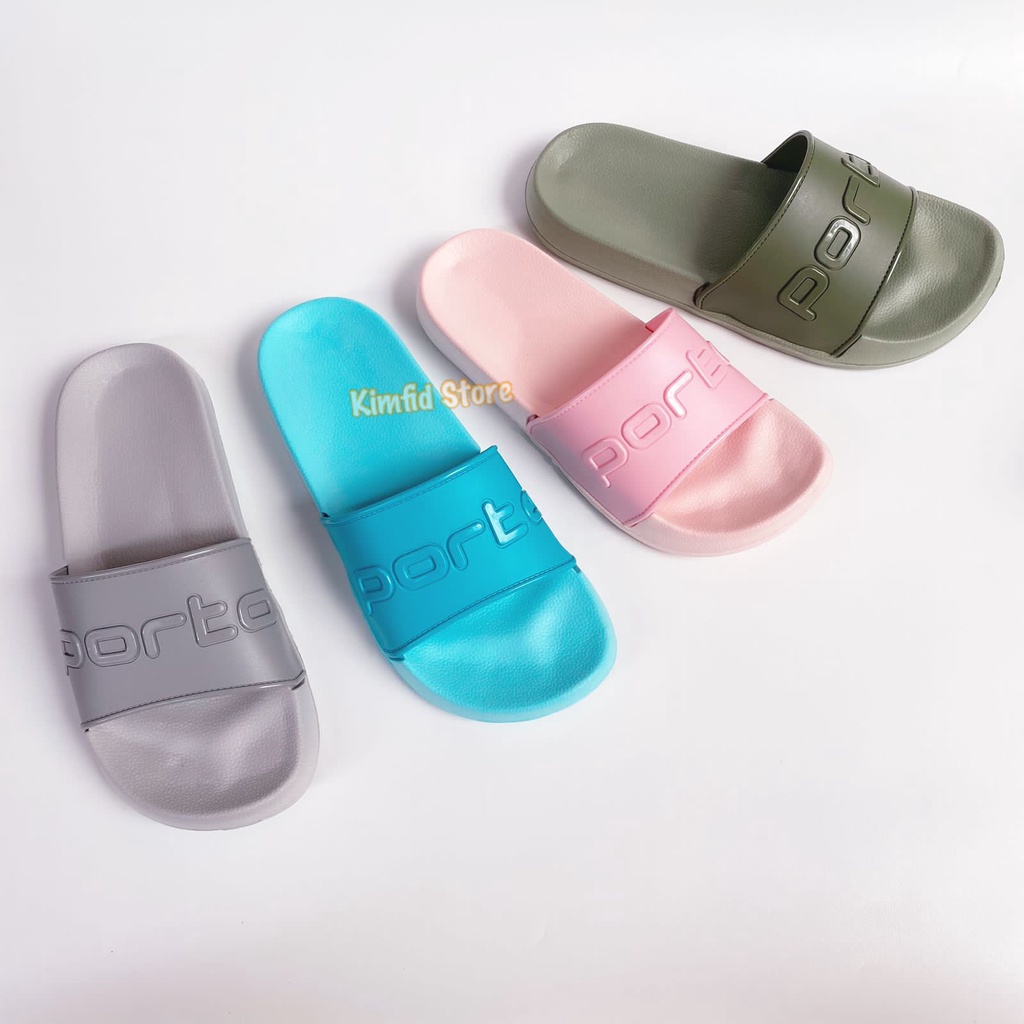 Sandal selop slip on karet wanita porto 1023L-3