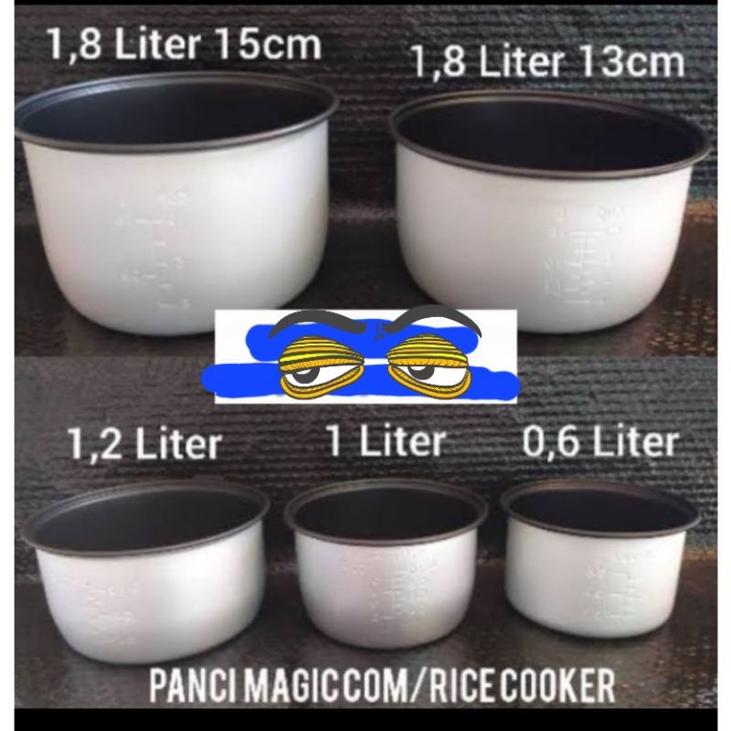 Panci dalaman Ricecooker Magic com miyako Sebelum order wajib chat dulu