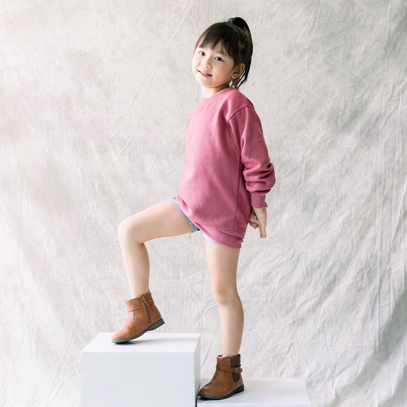 HOODIE GOODIE Kids Sweater Raspberry