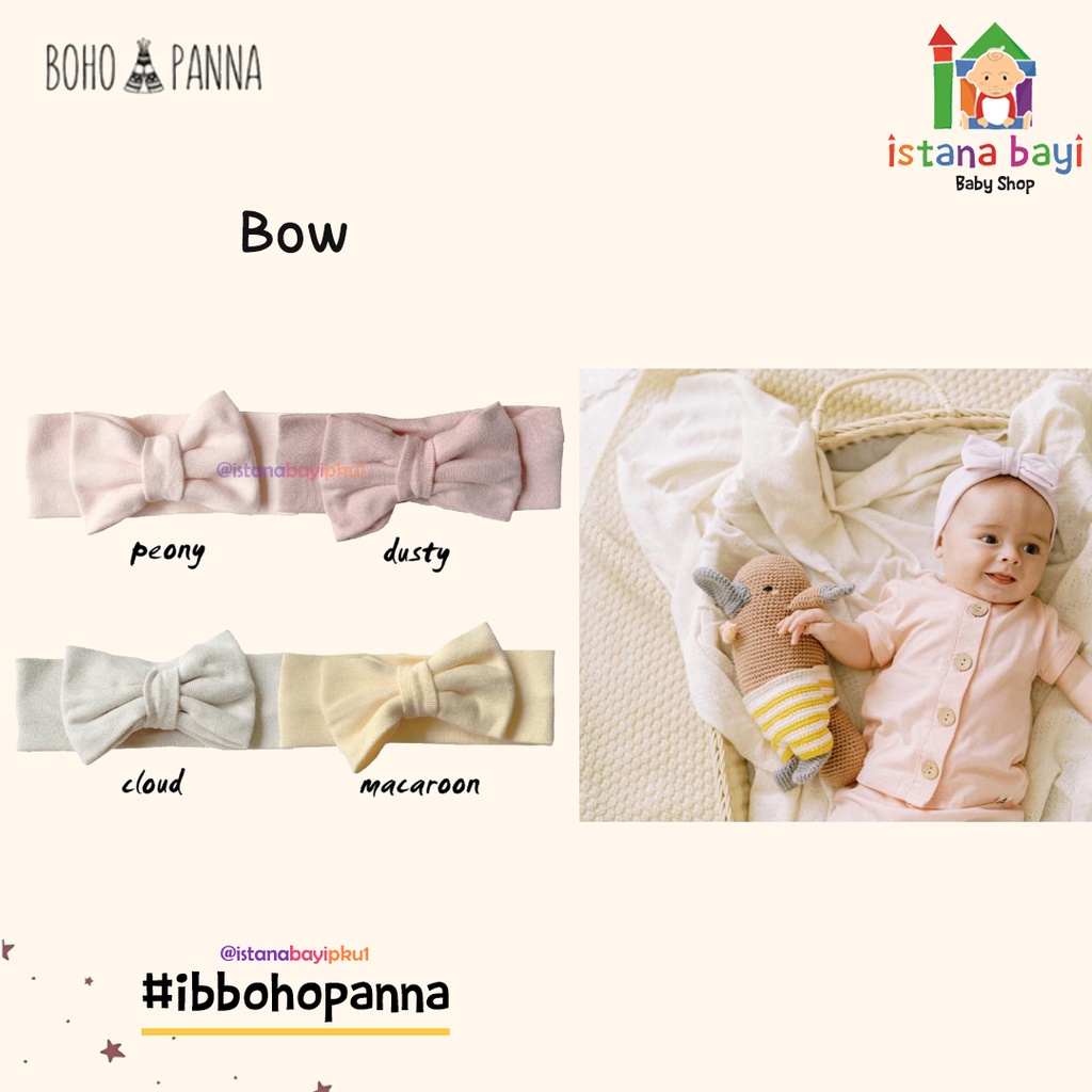 BOHOPANNA BOW  - Pita Bayi - Headband