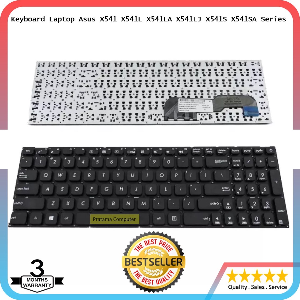 Keyboard Laptop Untuk Asus X541 X541L X541LA X541LJ X541S X541SA Series