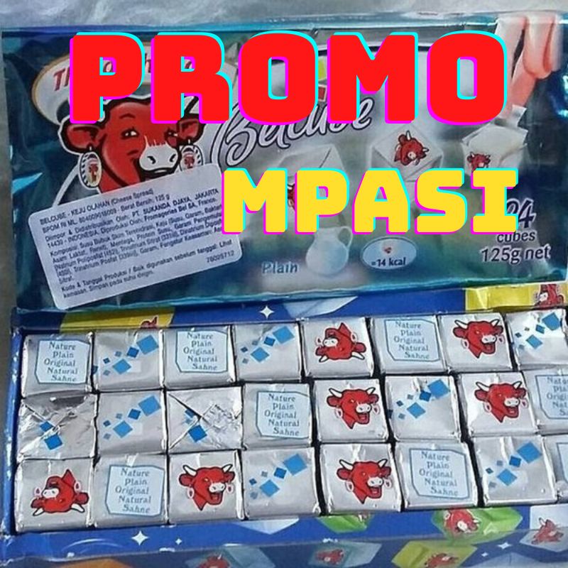 Jual Belcube Plain Cheese Keju Mpasi Bayi Anak Makanan Bayi Anak