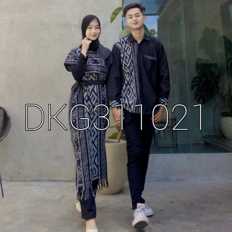 [Ready Stock] Baju tenun couple - baju tenun - dress tenun - dress Aurora - couple