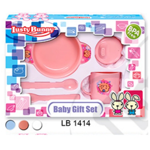 ❣️Rakkistore99❣️ Lusty Bunny Feeding Set LB- 1414 | Tempat Makan Bayi