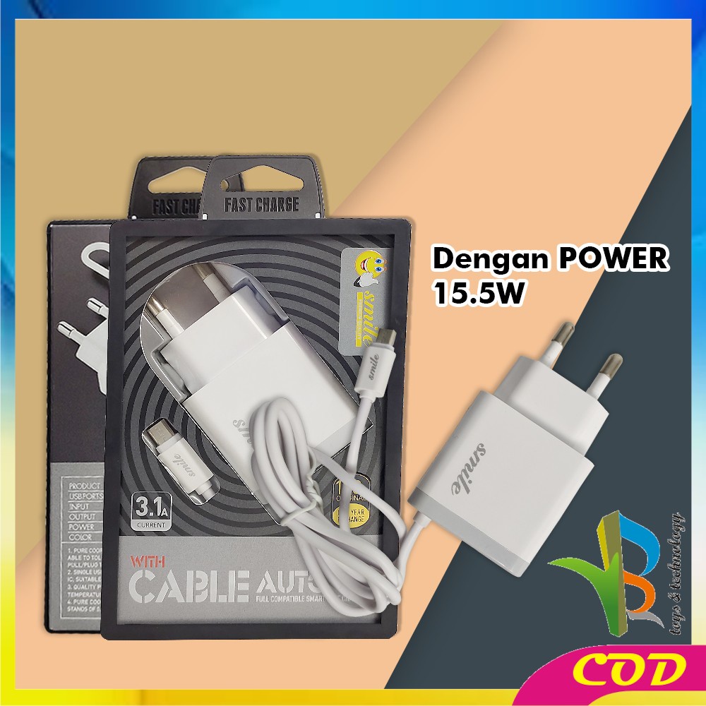 RB-C466 Charger Travel Adapter 2 Port USB Fast Charger Colokan USB Fast Charging / Dual USB Pengisi Daya Cepat