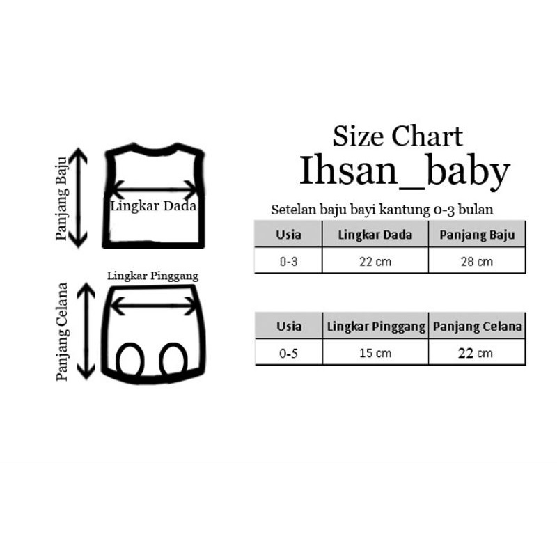 3 stel(6pcs) setelan baju bayi baru lahir polos full warna