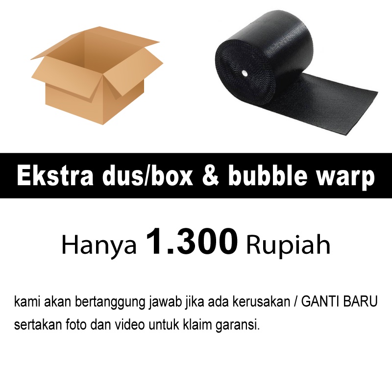 

Ekstra dus box dan bublle wrap