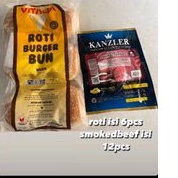 

paket roti burger dan kanzler