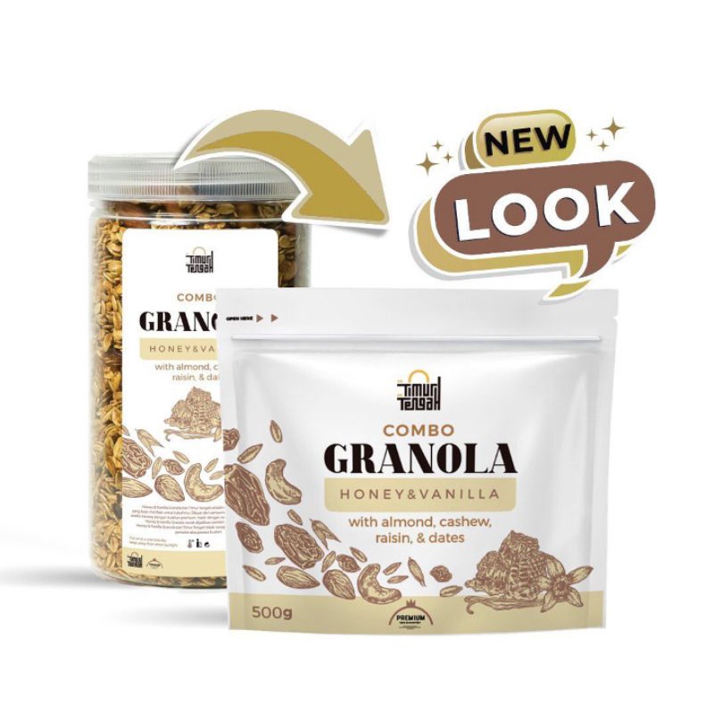 

PROMO Granola Honey & Vanilla | Sereal Timur Tengah Menyehatkan # 500gr