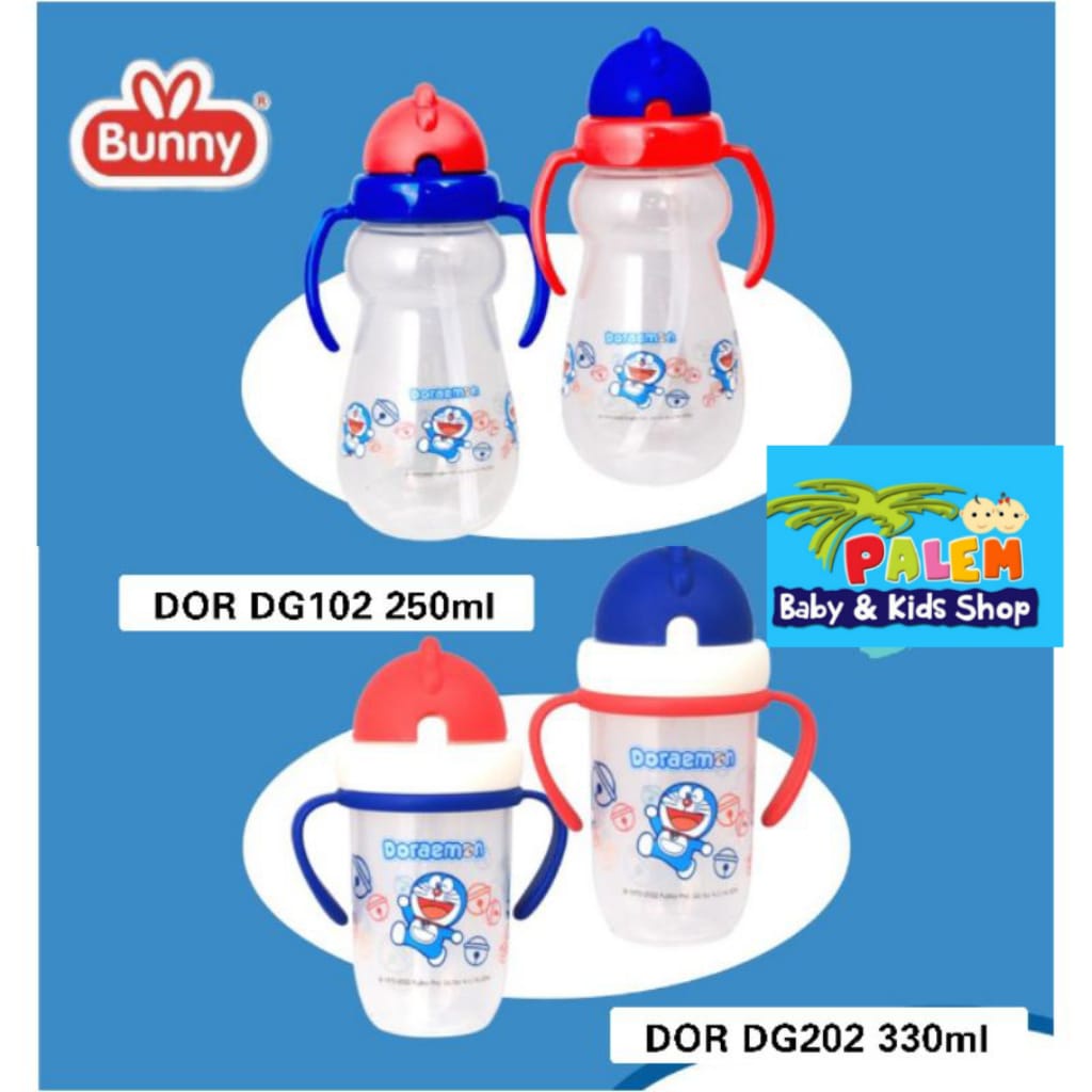 Lusty Bunny Botol Sedotan Doraemon 330ML-250ML