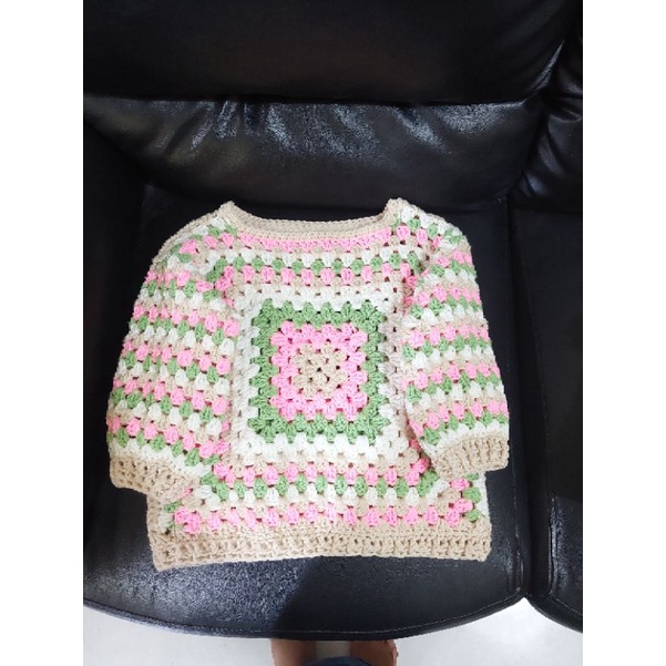 sweater rajut anak handmade