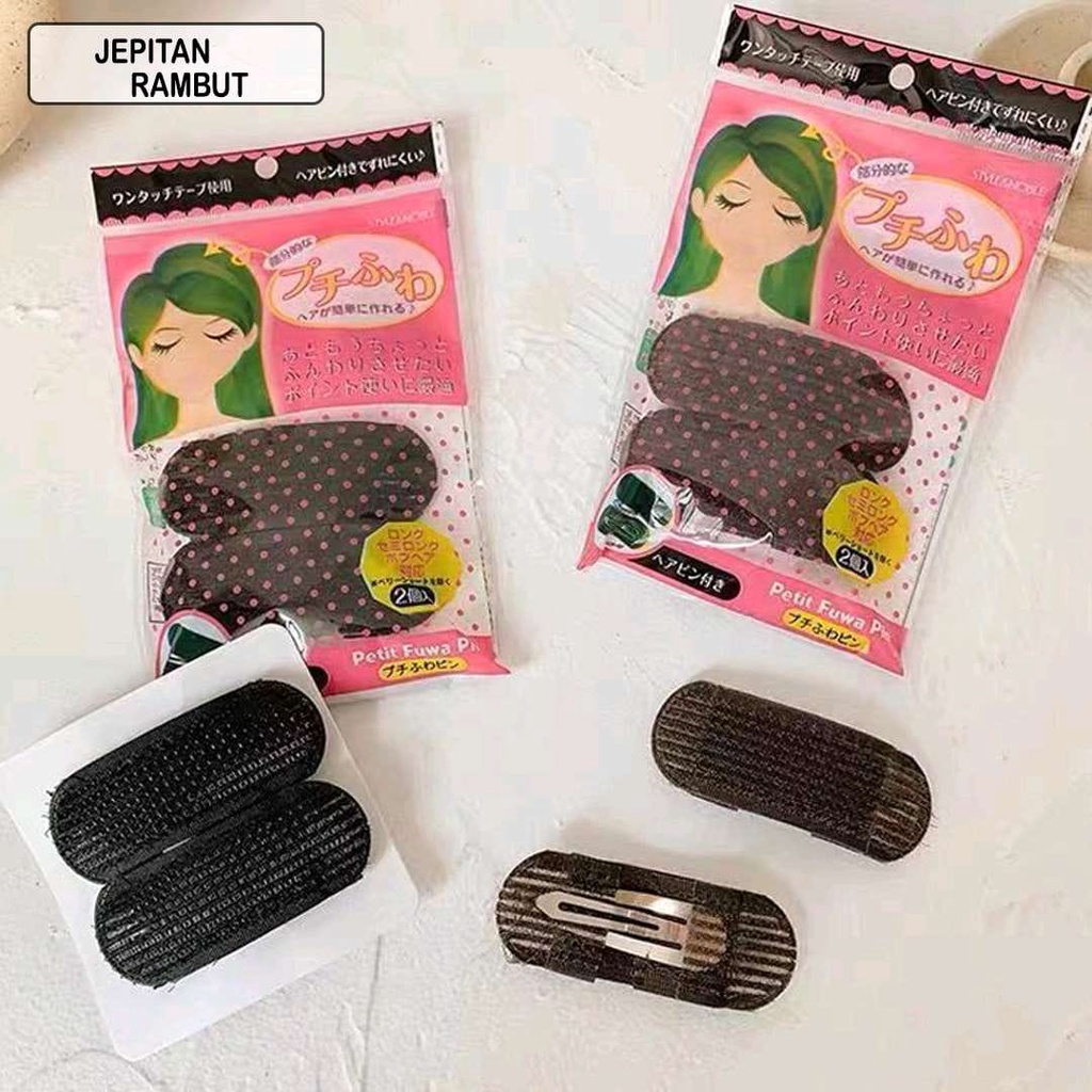 Hair Clip Rambut Busa Untuk Efek Rambut Mengembang Set 2 Pcs