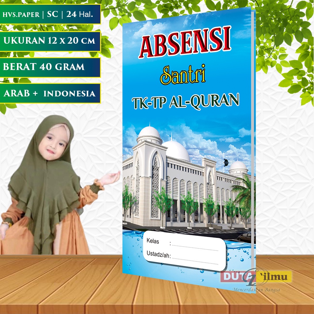Buku ABSENSI Santri TPQ-A