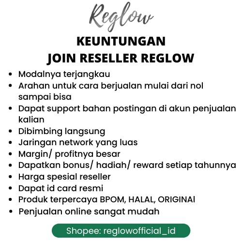 PAKET RESELLER Masker Reglow Skincare Original dr. Shindy 50 Pcs Kirim Seluruh Indonesia