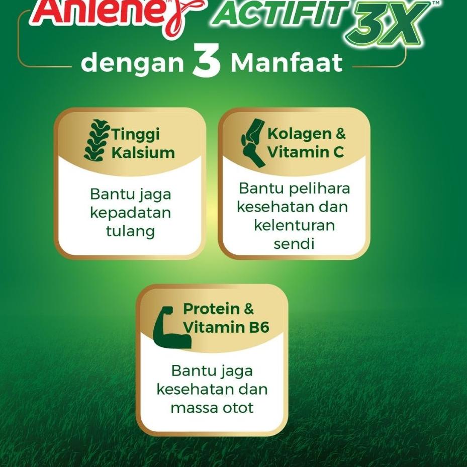 

ㅼ Anlene Actifit 3X Susu Bubuk Vanila 240g - Nutrisi Tulang, Sendi, dan Otot ア